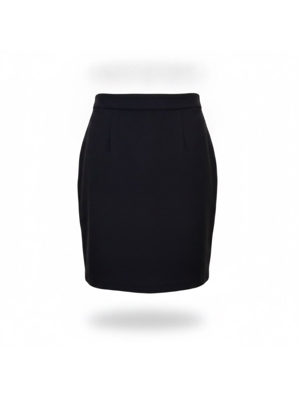 Eileen Fisher Womens Black Stretch Classic Pencil Midi Skirt Size M